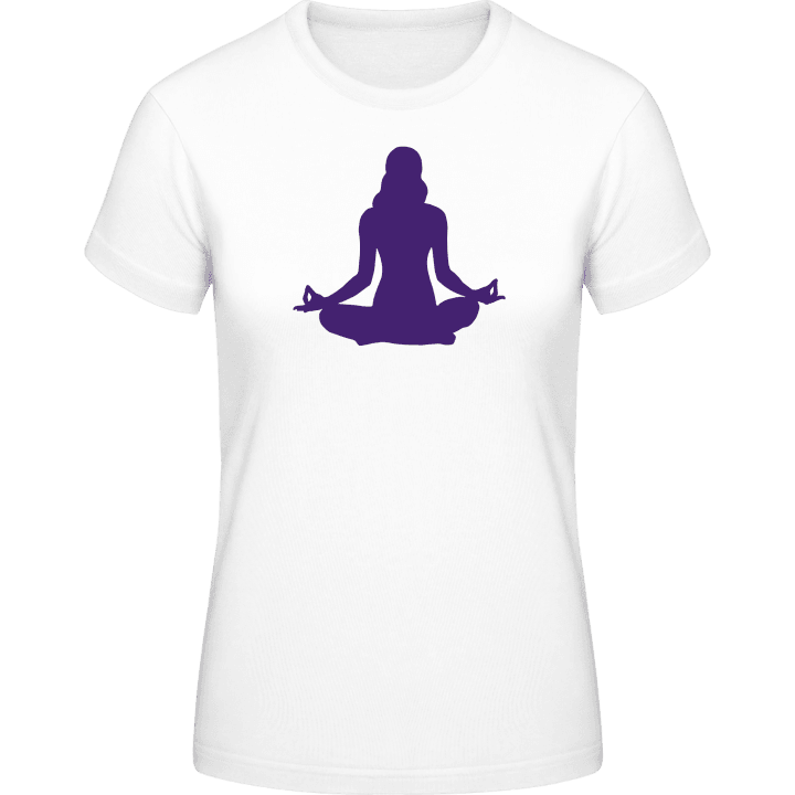 Yoga Female Silhouette Vrouwen T-shirt 0 image