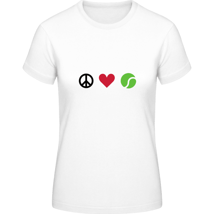 Peace Love Tennis T-skjorte for kvinner 0 image