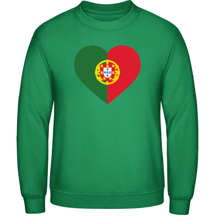 Portugal Heart Flag Crest Sweatshirt contain pic