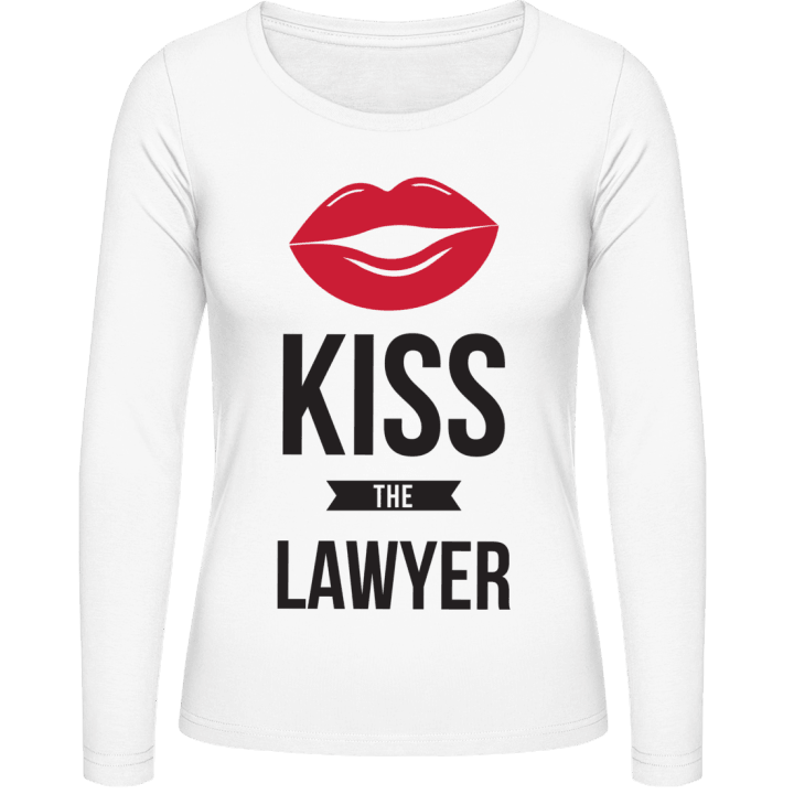 Kiss The Lawyer Langermet skjorte for kvinner contain pic