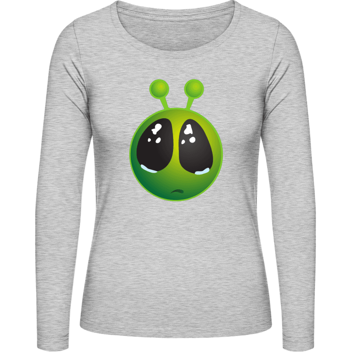 Alien Smiley T-shirt à manches longues pour femmes 0 image