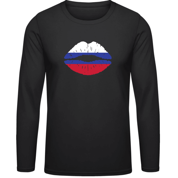 Russian Kiss Flag Långärmad skjorta contain pic