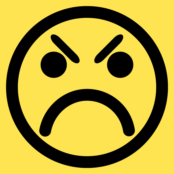 Angry Smiley Langarmshirt 0 image