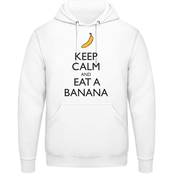 Keep Calm and Eat a Banana Sweat à capuche contain pic