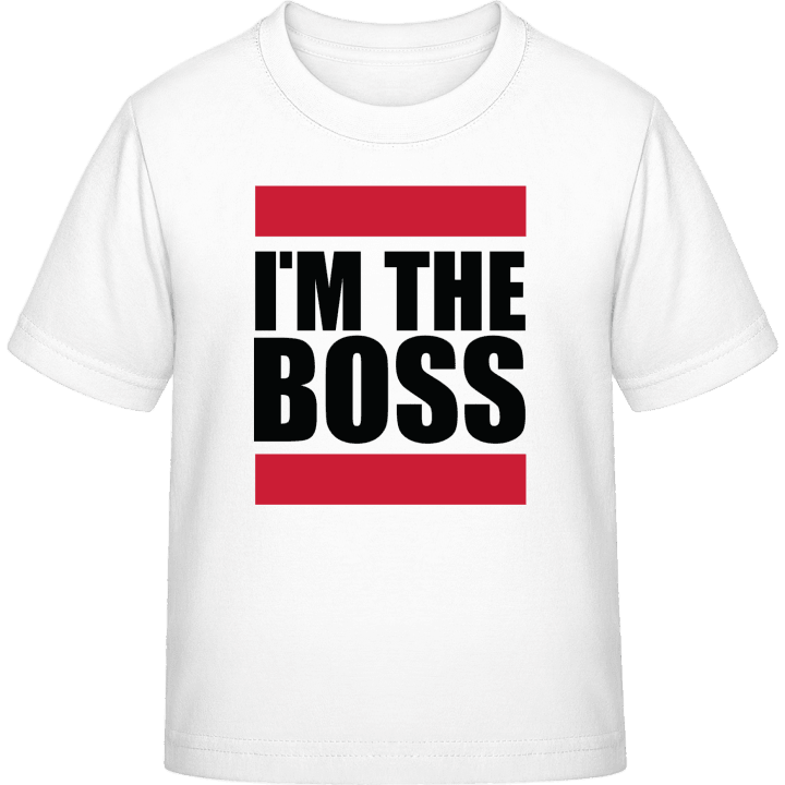I'm The Boss Logo T-skjorte for barn contain pic