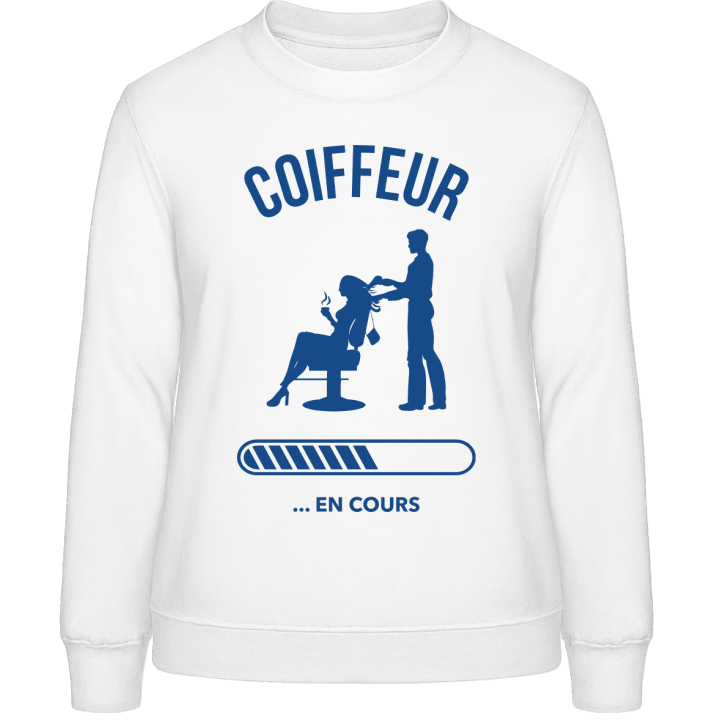 Coiffeur En Cours Frauen Sweatshirt 0 image
