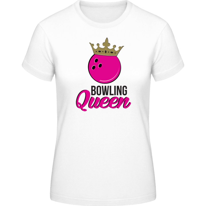Bowling Queen T-shirt för kvinnor 0 image