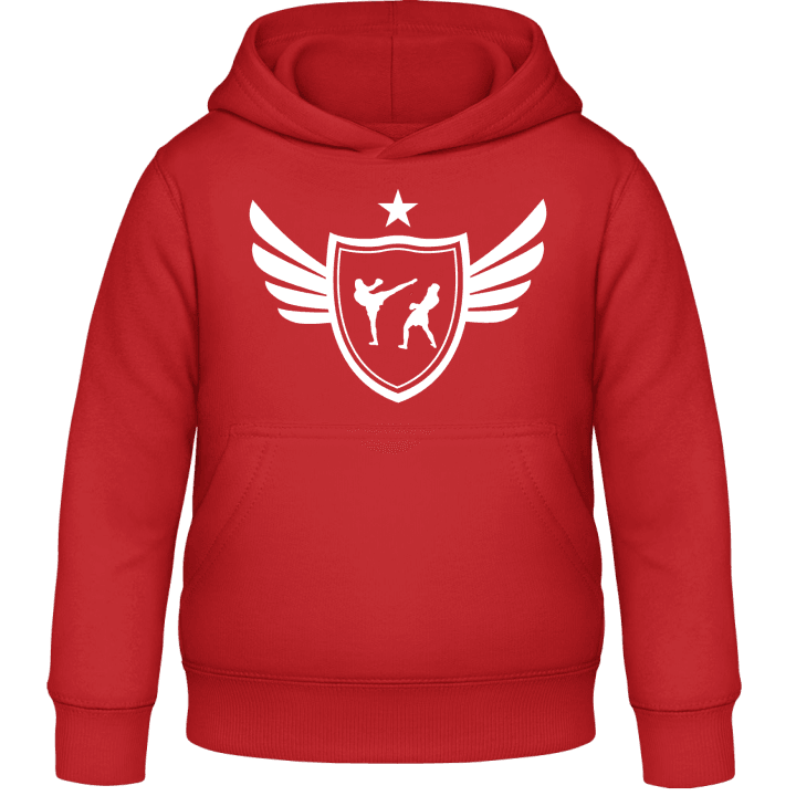 Muay Thai Fighter Winged Barn Hoodie contain pic