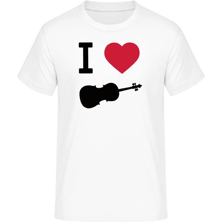 I Heart Violin T-skjorte contain pic