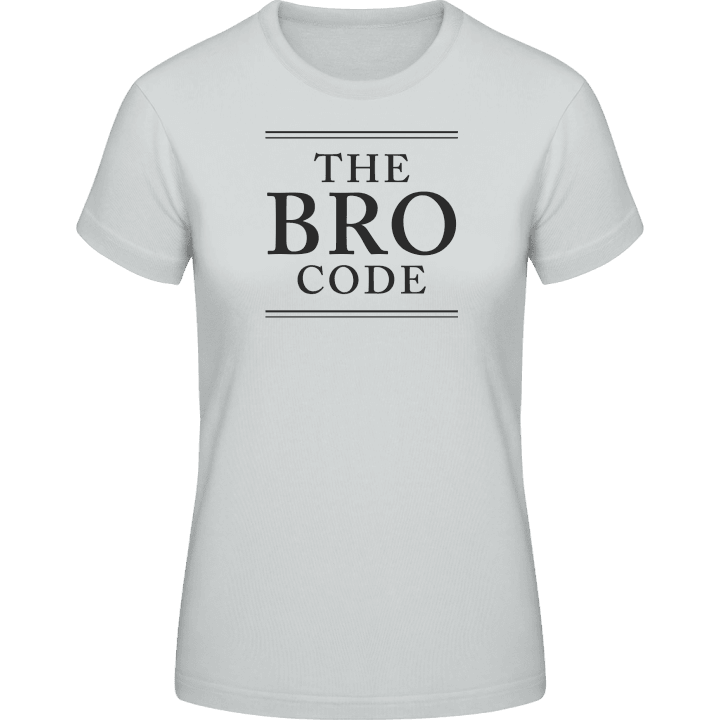 The Bro Code Vrouwen T-shirt 0 image
