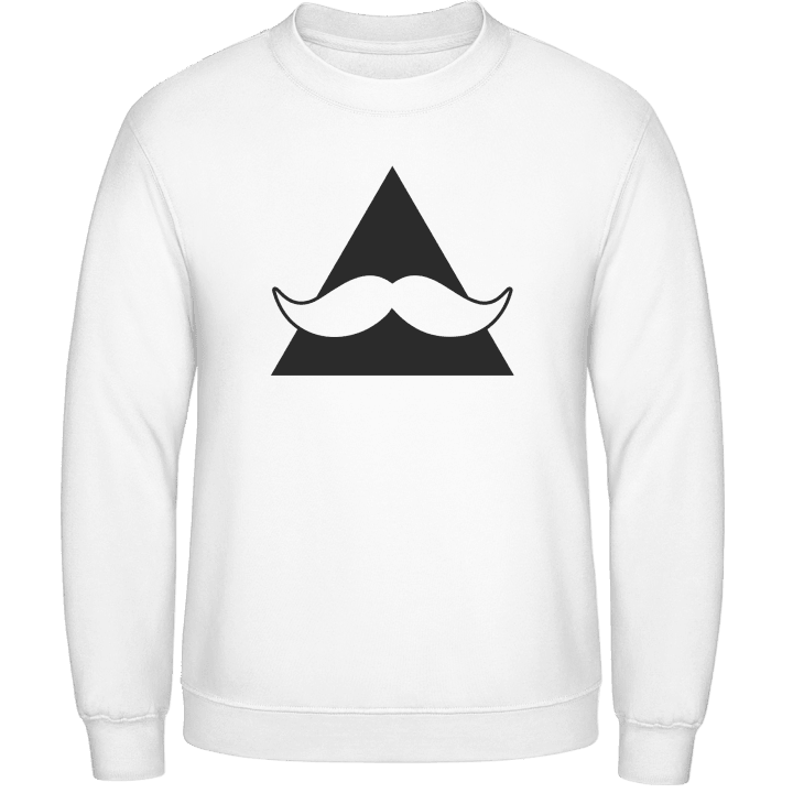 Mustache Triangle Sweatshirt contain pic