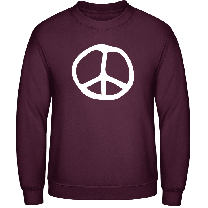 Peace Symbol Illustration Sweatshirt contain pic