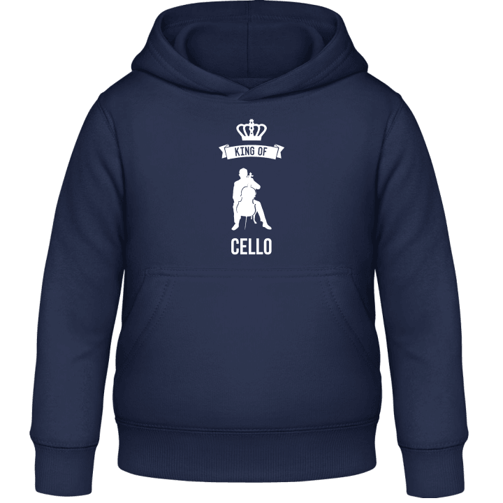 King Of Cello Felpa con cappuccio per bambini contain pic