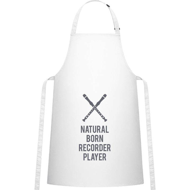 Natural Born Recorder Player Kitchen Apron contain pic