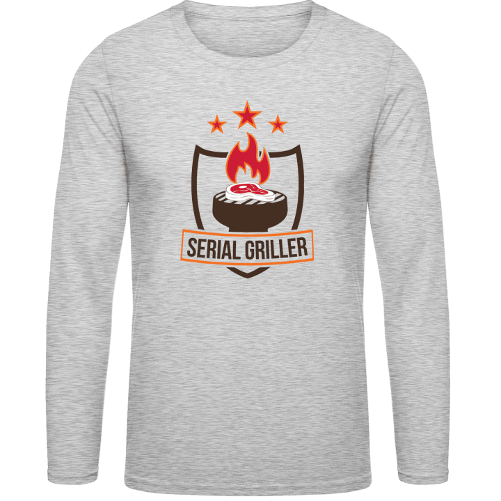 Serial Griller Flame Long Sleeve Shirt contain pic