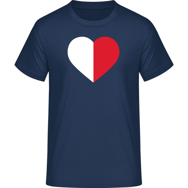 Malta Heart Flag Camiseta contain pic