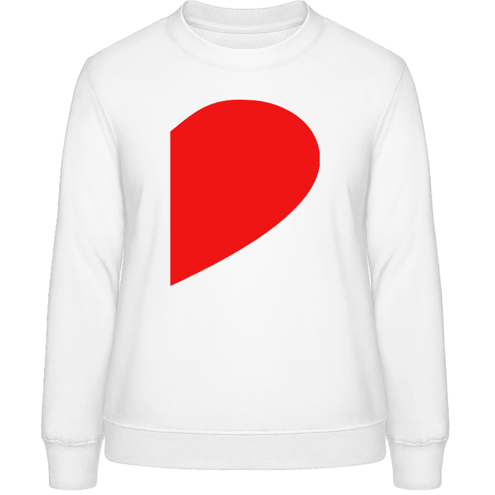 Couple Heart Right Sweatshirt för kvinnor contain pic