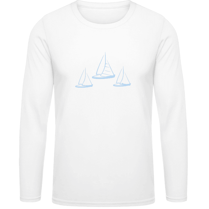 Sailboats Camicia a maniche lunghe contain pic