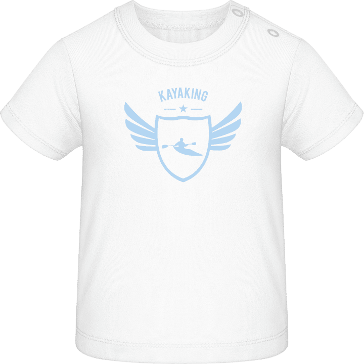 Kayaking Winged Baby T-Shirt contain pic