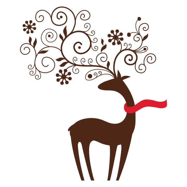 Stylish Winter Reindeer T-Shirt 0 image