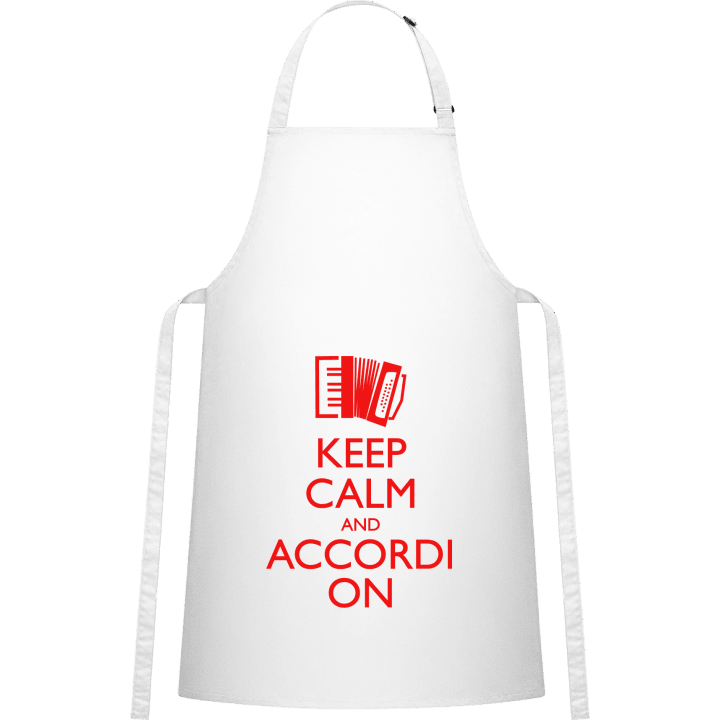 Keep Calm And Accordion Kitchen Apron contain pic