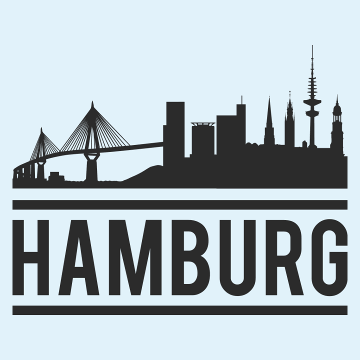 Hamburg City Skyline Vauvan t-paita 0 image