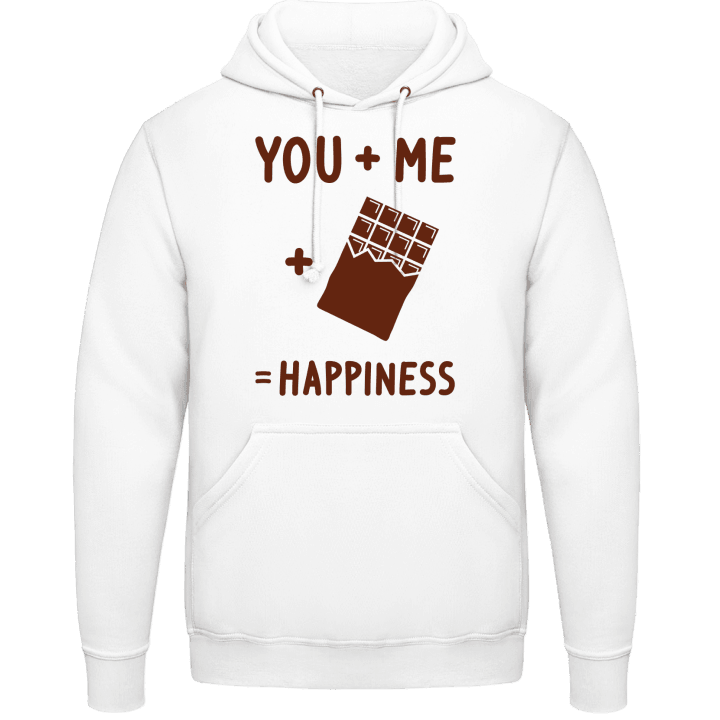 You + Me + Chocolat= Happiness Sudadera con capucha contain pic