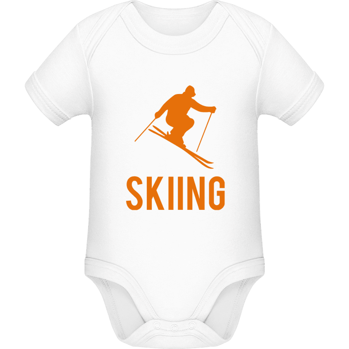 Skiing Logo Baby romper kostym contain pic