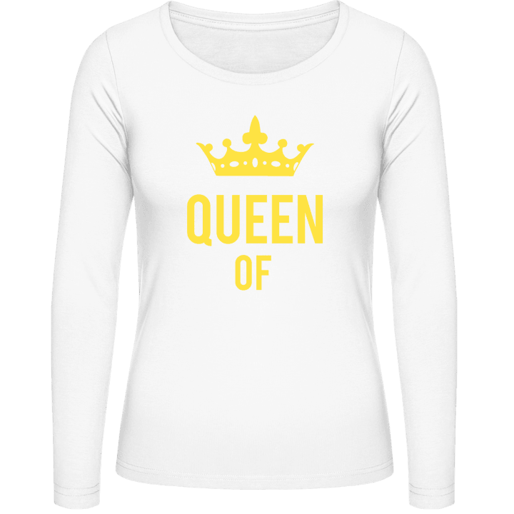 Queen of - Own Text Langermet skjorte for kvinner 0 image