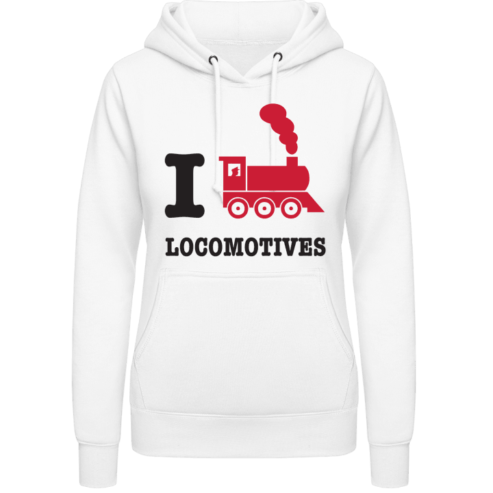 I Love Locomotives Sudadera con capucha para mujer 0 image