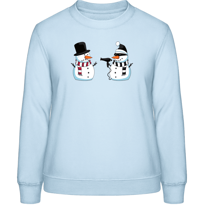 Snowman Attack Sweatshirt til kvinder 0 image