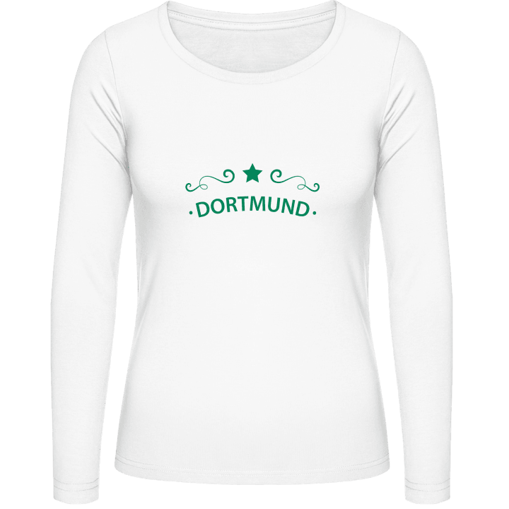 Dortmund Germany City Langermet skjorte for kvinner contain pic