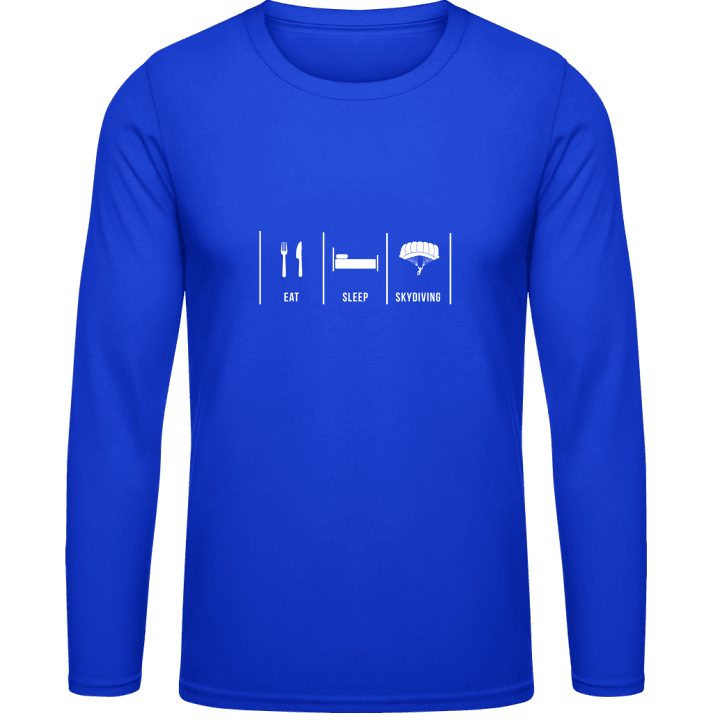 Eat Sleep Skydiving Shirt met lange mouwen contain pic