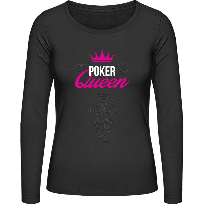 Poker Queen Camisa de manga larga para mujer contain pic