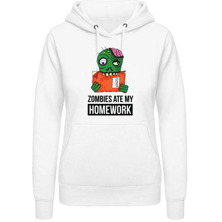 Zombies Ate My Homework Vrouwen Hoodie contain pic