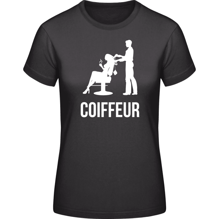 Coiffeur Silhouette T-skjorte for kvinner contain pic