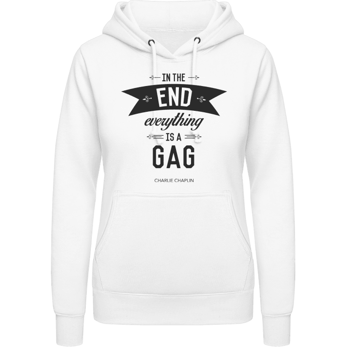In the end everything is a gag Sudadera con capucha para mujer 0 image