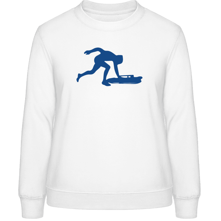 Skeleton Sliding Frauen Sweatshirt contain pic