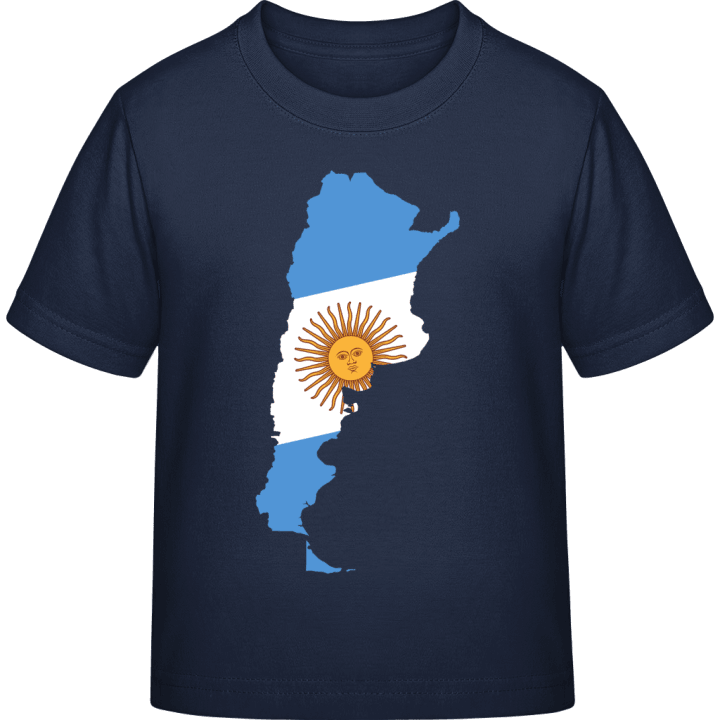 Argentina Map T-shirt för barn contain pic