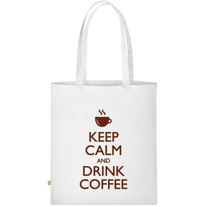 Keep Calm and drink Coffe Stoffen tas contain pic