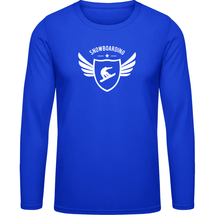 Snowboarding Winged T-shirt à manches longues contain pic