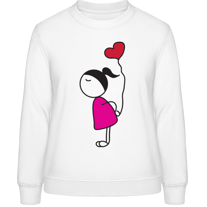 Girl In Love Vrouwen Sweatshirt contain pic