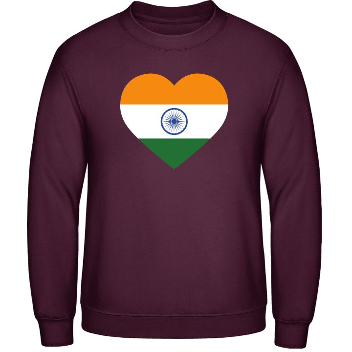 India Heart Flag Felpa contain pic