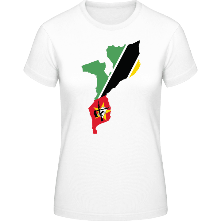 Mozambique Map T-shirt för kvinnor contain pic