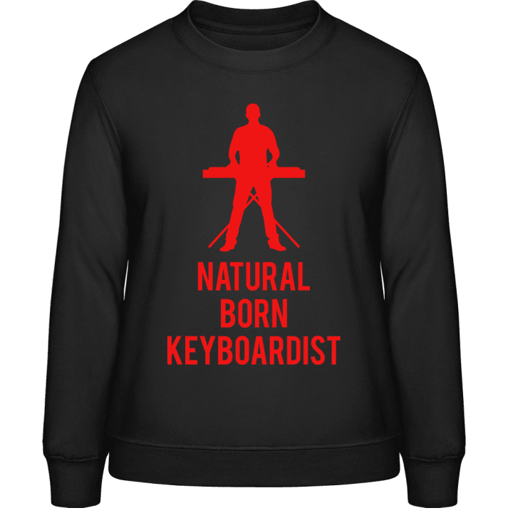Natural Born Keyboardist Sweatshirt för kvinnor contain pic