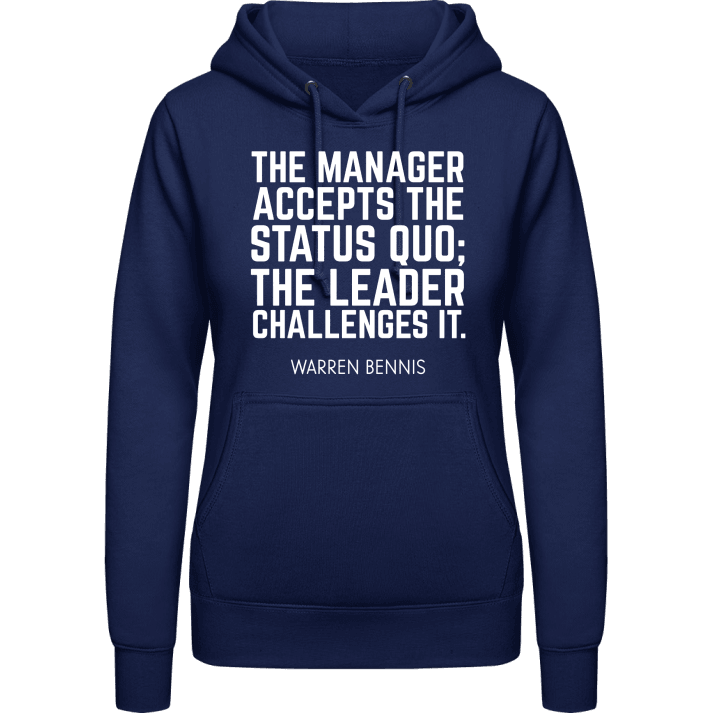The Manager Accepts The Status Quo Sweat à capuche pour femme 0 image