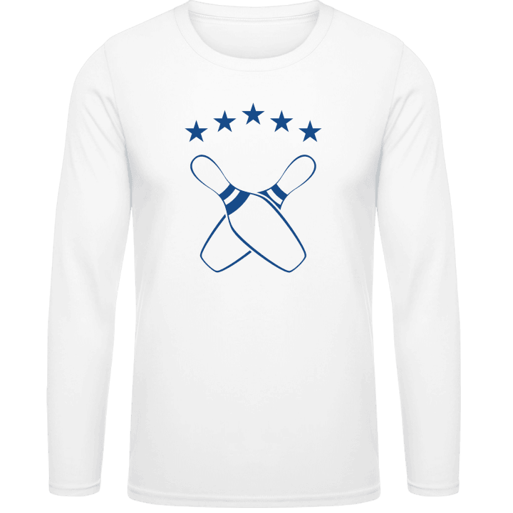 Bowling Ninepins 5 Stars Shirt met lange mouwen contain pic