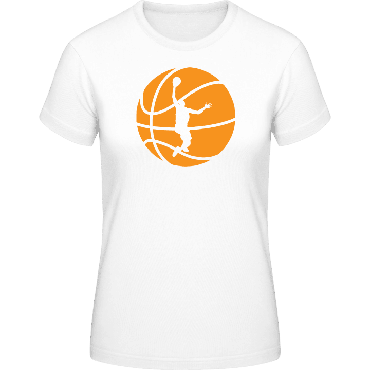 Basketball Silhouette Player T-skjorte for kvinner 0 image