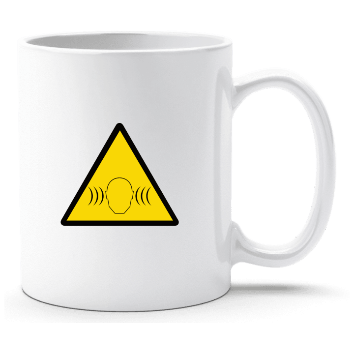 Caution Loudness Volume Cup contain pic