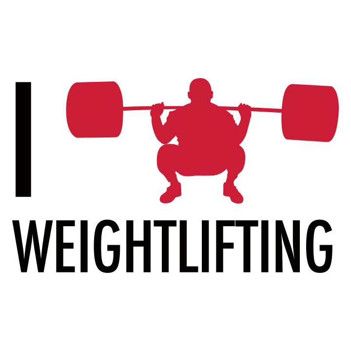 I Love Weightlifting Sweat à capuche pour femme 0 image